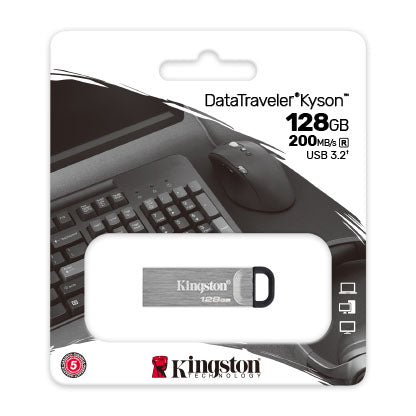 MEMORIA USB KINGSTON DTKS 128GB KYSON 3.2 200MB/S