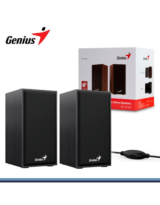 PARLANTES  GENIUS USB SP-HF180 MADERA