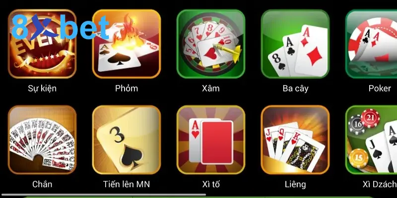 Game bài 8xbet - Nơi làm giàu của nhiều anh em cược thủ Game bài 8xbet và lý do thu hút nhiều người chơi