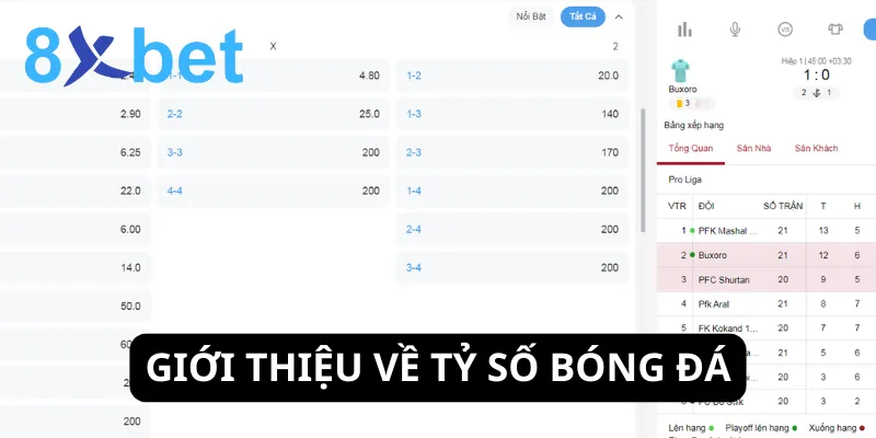 Tỷ số bóng đá: Các loại kèo và cách bắt kèo hiệu quả nhất Thông tin cơ bản về tỷ số trong bóng đá