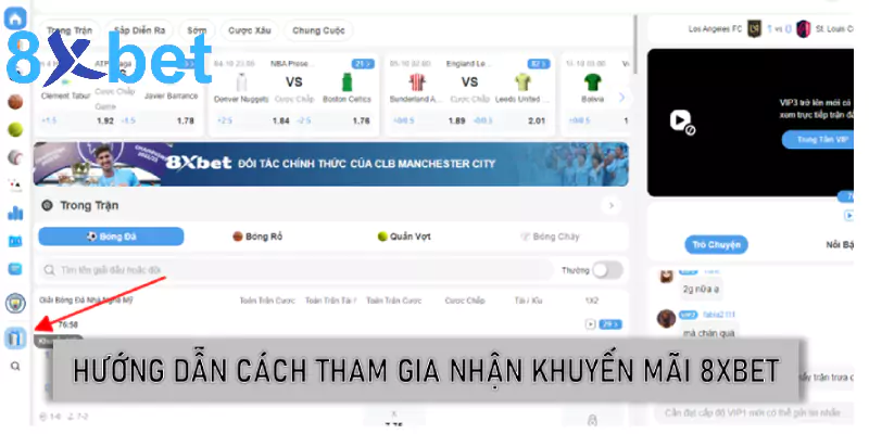 Khuyến mãi 8xbet - Cá cược thả ga, nhận quà liền tay Hướng dẫn cách tham gia nhận khuyến mãi 8xbet